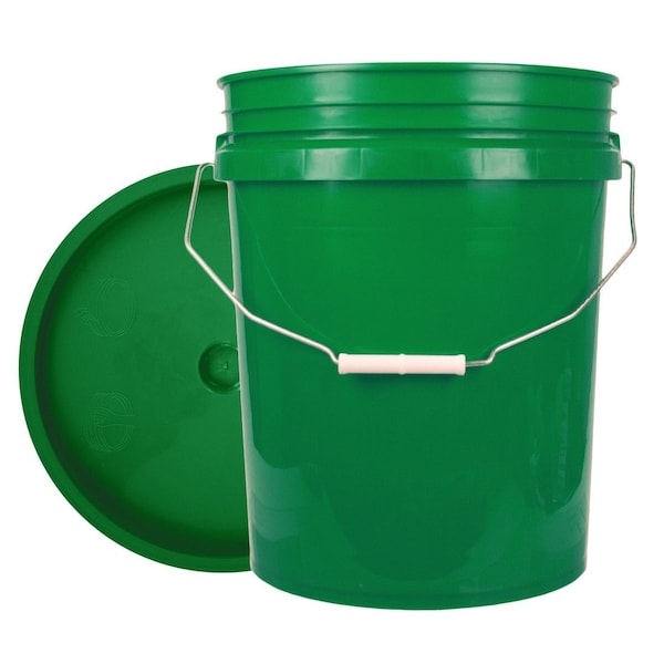 World Enterprises Bucket, 12 in H, Green 5GRN,345GRN - main